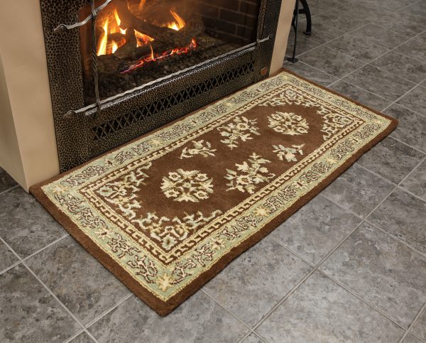 Coffee, 56x26-in Oriental Rectangular Rug by Minuteman - Image 6