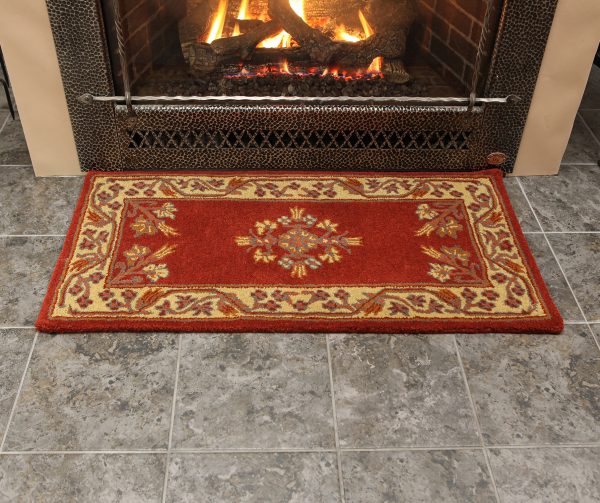 Vermillion, Jardin Rectangular Rug by Minuteman - Image 5