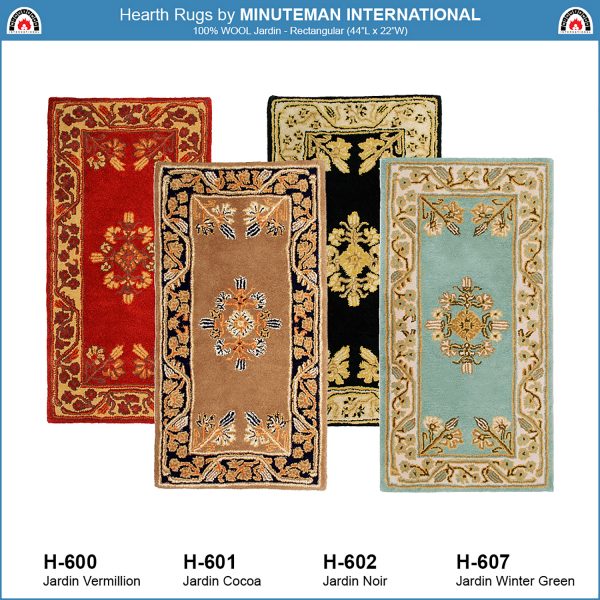 Vermillion, Jardin Rectangular Rug by Minuteman - Image 6
