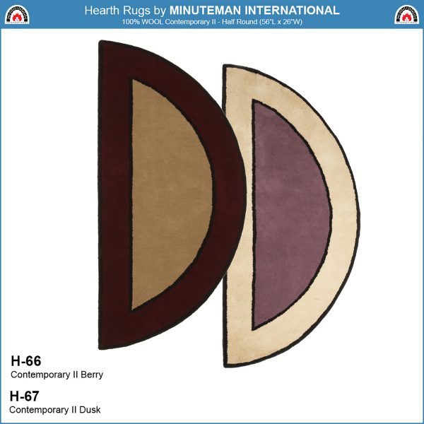 Berry, Contemporary II Half Round Rug by Minuteman - Image 7