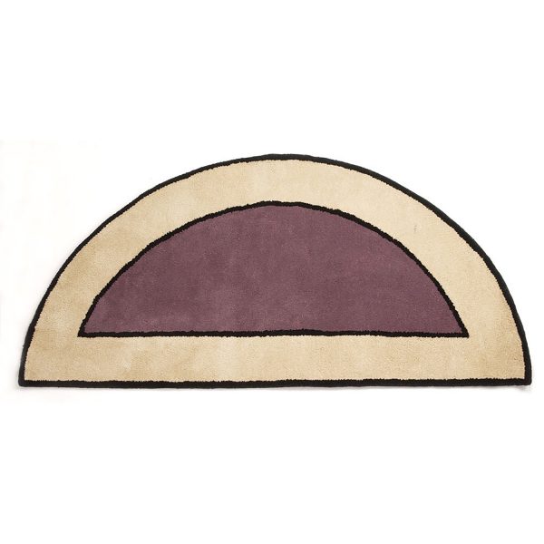 Dusk, Contemporary II Half Round Rug by Minuteman