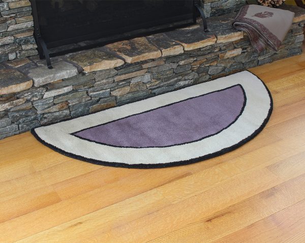 Dusk, Contemporary II Half Round Rug by Minuteman - Image 3