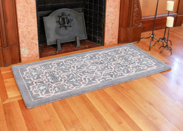 Dove Gray Tabriz Rect Rug 56x26 by Minuteman - Image 4