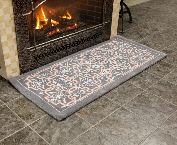 Dove Gray Tabriz Rect Rug 56x26 by Minuteman - Image 7
