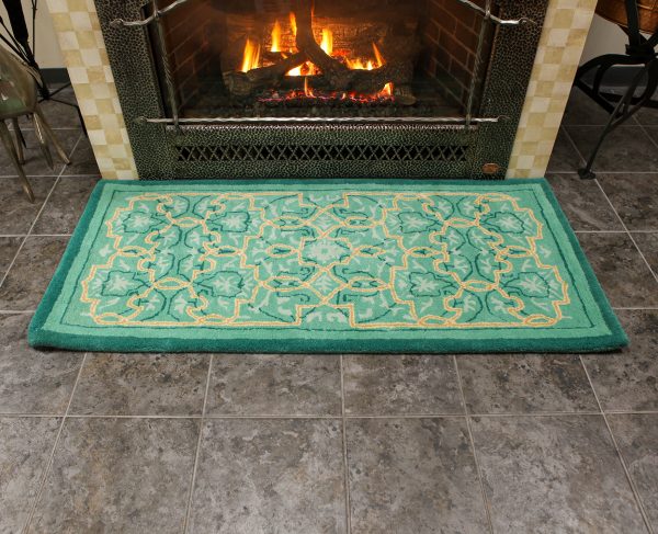 Emerald City Tabriz Rect Rug 56x26 by Minuteman - Image 7