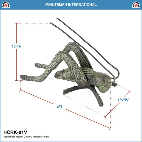 Verdigris Hearth Cricket by Minuteman