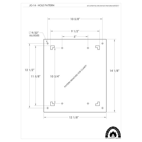 Cast Iron Grille 12x14-in by Minuteman - Image 2