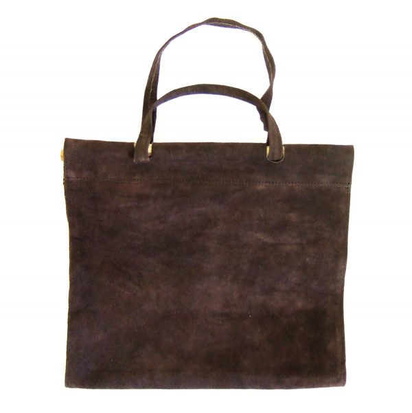 Dark Brown, Suede Log Carrier by Minuteman