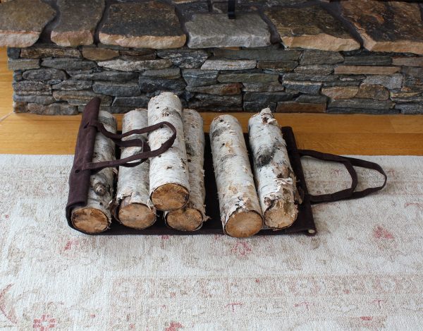 Dark Brown, Suede Log Carrier by Minuteman - Image 6