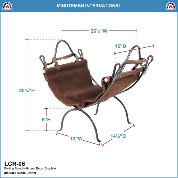 Log Carrier & Stand, Leaf End by Minuteman - Image 2