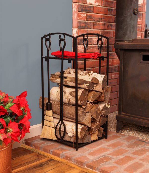 32-in Mission Wood Holder by Minuteman - Image 3