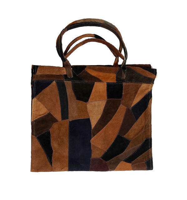 Patchwork, Suede Log Carrier by Minuteman
