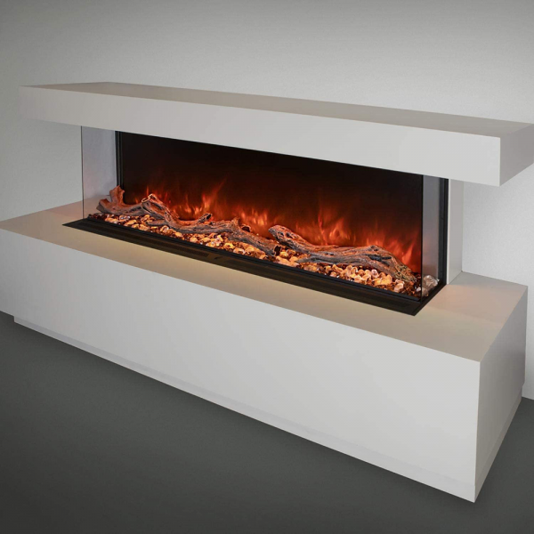 Modern Flames Landscape Pro Multi 96" Multi-Sided Built-In Electric Fireplace - LPM-9616 - Image 3