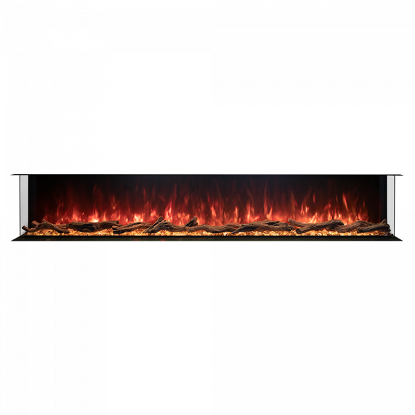 Modern Flames Landscape Pro Multi 96" Multi-Sided Built-In Electric Fireplace - LPM-9616 - Image 8
