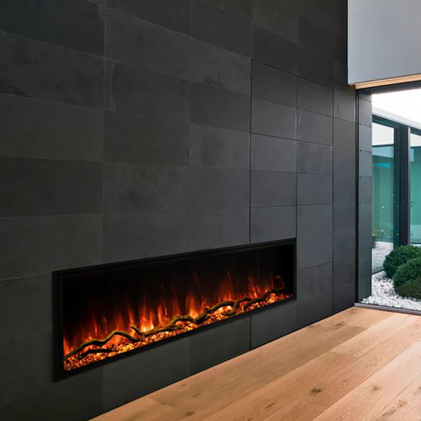 Modern Flames Landscape Pro Slim 56" Single-Sided Built-In Electric Fireplace - LPS-5616 - Image 4