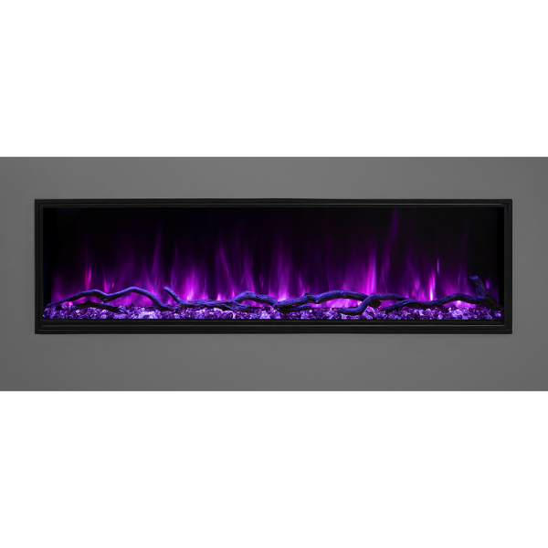 Modern Flames Landscape Pro Slim 96" Single-Sided Built-In Electric Fireplace - LPS-9616 - Image 14
