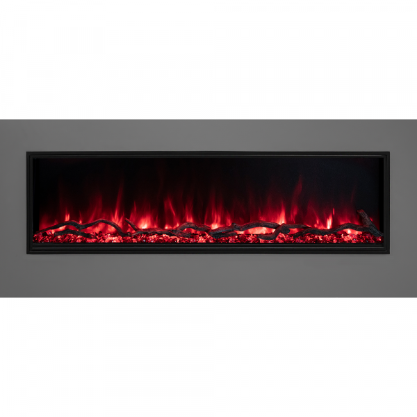 Modern Flames Landscape Pro Slim 96" Single-Sided Built-In Electric Fireplace - LPS-9616 - Image 15