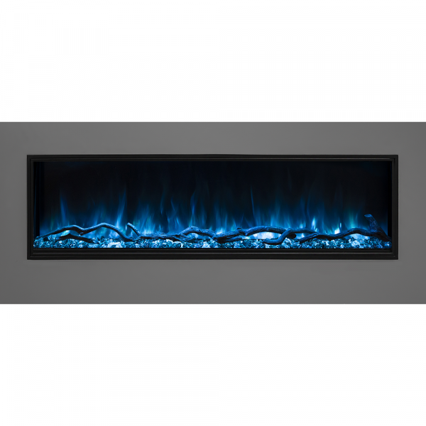 Modern Flames Landscape Pro Slim 96" Single-Sided Built-In Electric Fireplace - LPS-9616 - Image 5