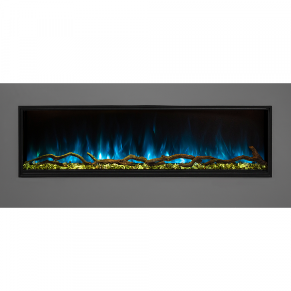 Modern Flames Landscape Pro Slim 96" Single-Sided Built-In Electric Fireplace - LPS-9616 - Image 7