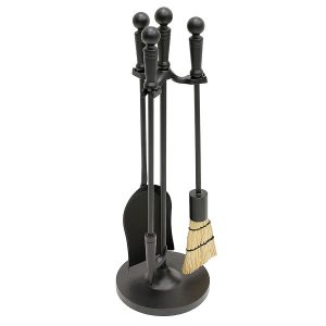 Holden Mini Fireplace Tool Set, Black by Minuteman