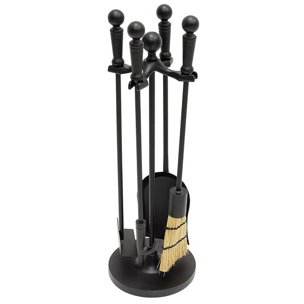 Paxton Mini Fireplace Tool Set, Black by Minuteman