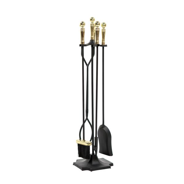 Concord Tool Set, Black w/ Polished Brass by Minuteman