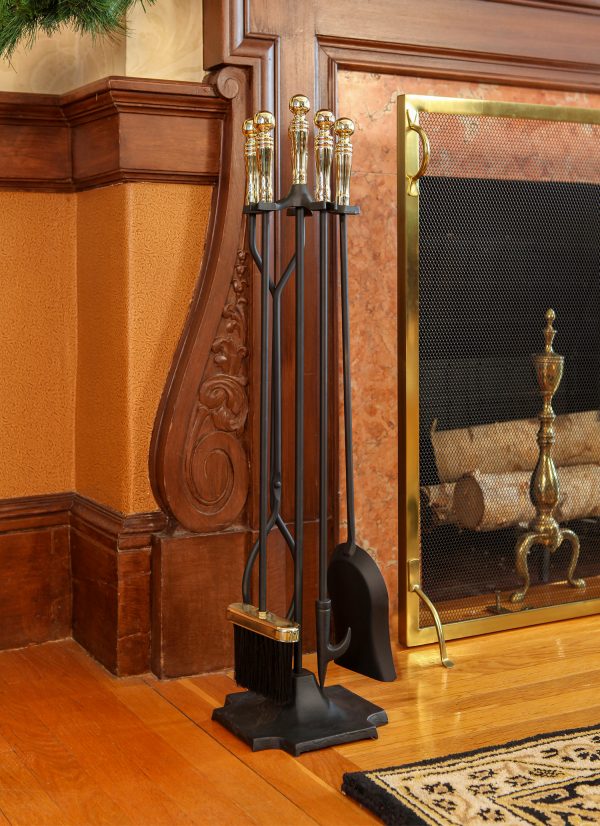 Concord Tool Set, Black w/ Polished Brass by Minuteman - Image 4
