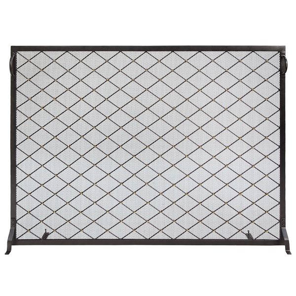 50 x 36-in. Harlequin Flat Fireplace Screen by Minuteman