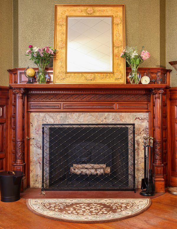 50 x 36-in. Harlequin Flat Fireplace Screen by Minuteman - Image 4
