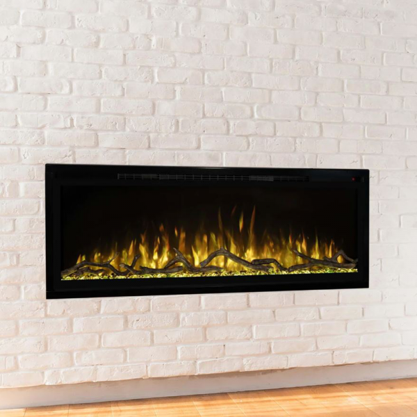 Modern Flames Spectrum Slimline 60" Ultra-Slim Build-In Electric Fireplace - SPS-60B - Image 3