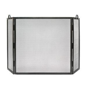 Flat Top, 36x36-in, Graphite, Twisted Rope Folding Screen by Minuteman