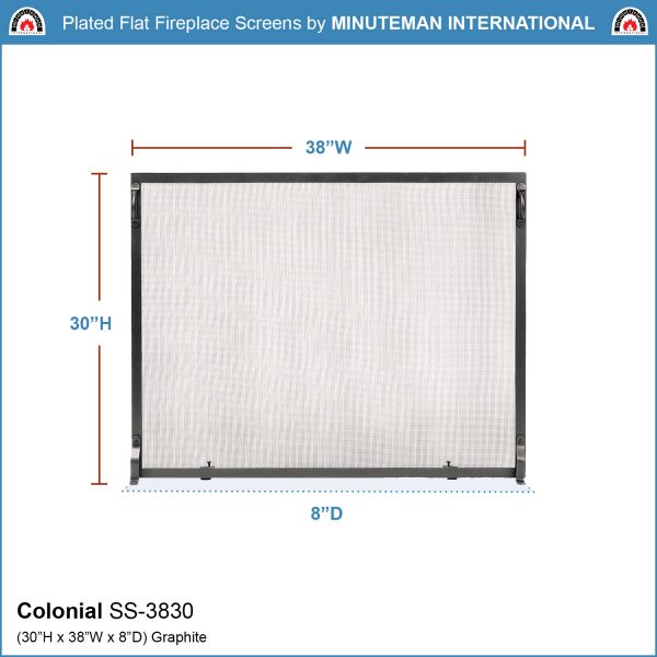 38x30-in Colonial Flat Screen by Minuteman - Image 2