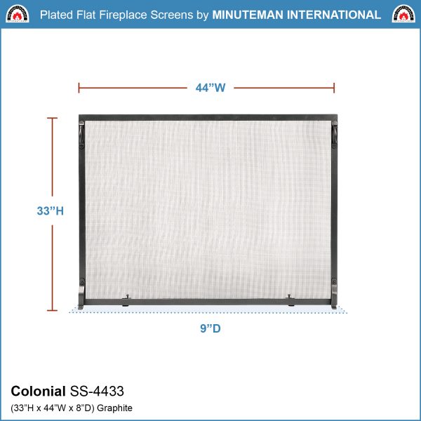 44x33-in Colonial Flat Screen by Minuteman - Image 2