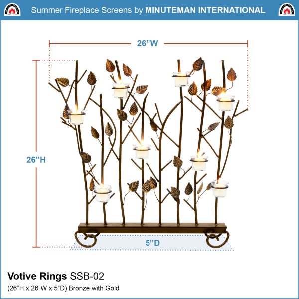 Summer Screen for Votives by Minuteman - Image 2