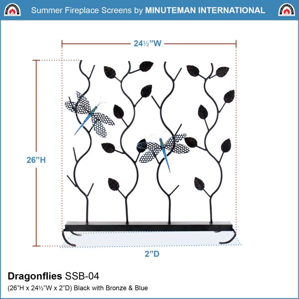 25-in Dragonflies Summer Screen by Minuteman - Image 2