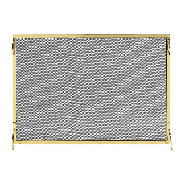 50x36-in Montreal Polished Brass Screen by Minuteman