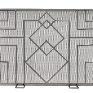 38 x 30-in.Wright Design Fireplace Screen by Minuteman