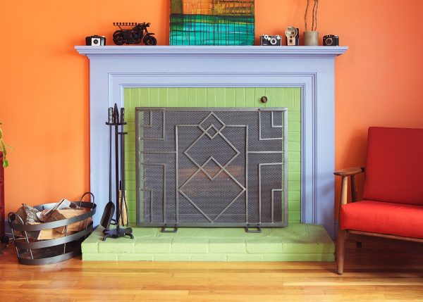 38 x 30-in.Wright Design Fireplace Screen by Minuteman - Image 3