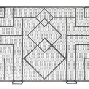 44 x 33-in. Wright Design Fireplace Screen by Minuteman
