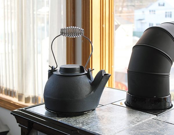 Blue-Black Enameled Humidifying Kettle by Minuteman - Image 3