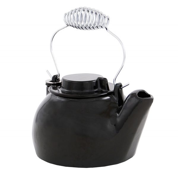 Black Enameled Humidifying Kettle by Minuteman