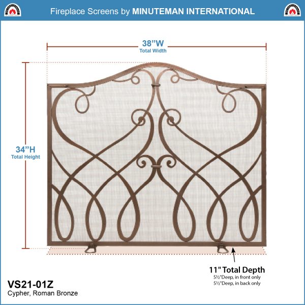 Roman Bronze, Cypher Flat Screen by Minuteman - Image 2