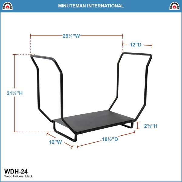 24-in Firewood Rack by Minuteman - Image 2