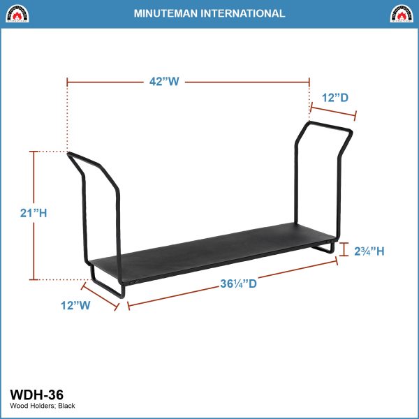 36-in Firewood Rack by Minuteman - Image 2