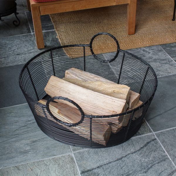 Large Wood Basket by Minuteman - Image 3