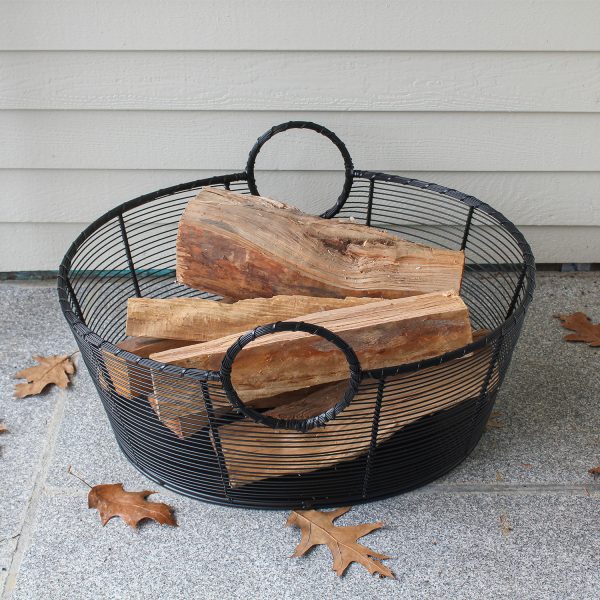 Large Wood Basket by Minuteman - Image 4