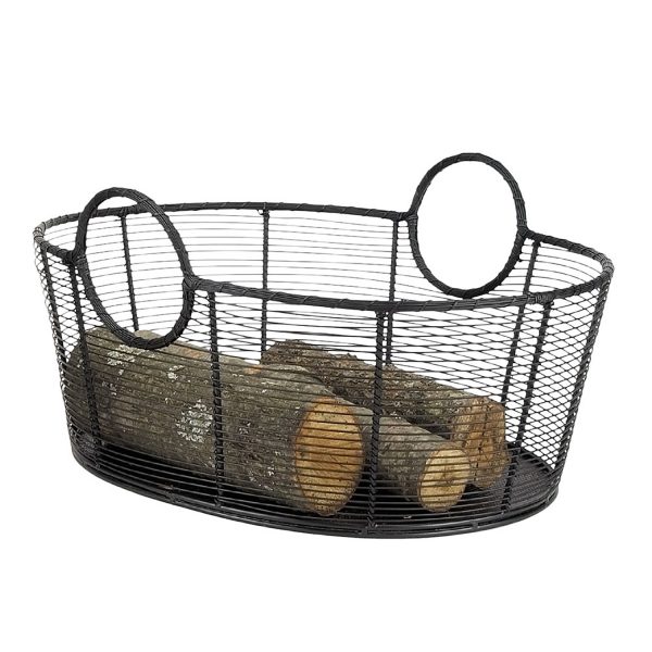 Large Wood Basket by Minuteman - Image 5