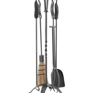 Large Leaf Fireplace Tool Set by Minuteman