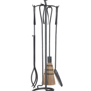 Shepherd's Hooks Fireplace Tool Set by Minuteman