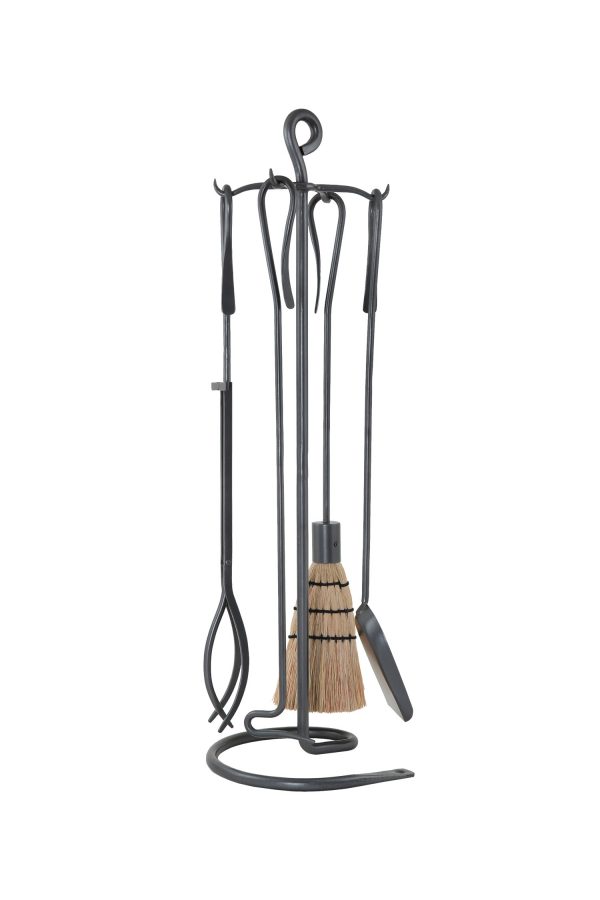 Shepherd's Hooks Fireplace Tool Set by Minuteman